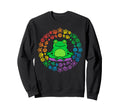 Funny Frog Yoga Lotus Pose Meditation Sweatshirt - Minimalist Print Unisex - T-Shirt, Sweatshirt, Hoodie