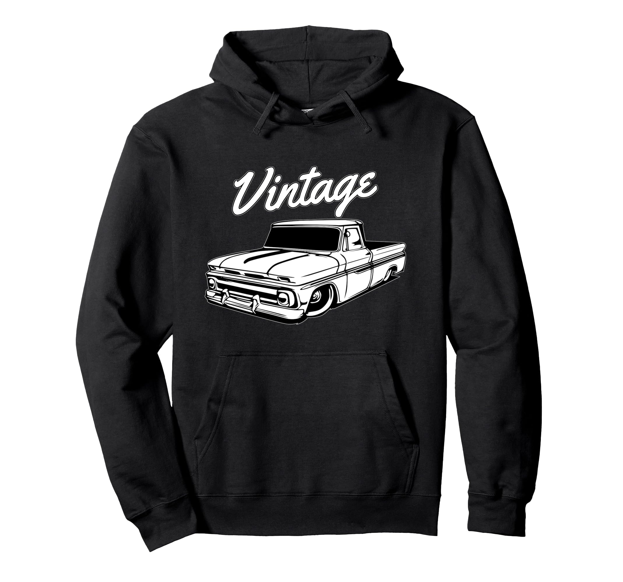 Mens Pick Up Custom Lowrider Hot Rod Truck Hoodie - Trendy Graphic Unisex - T-Shirt, Sweatshirt, Hoodie
