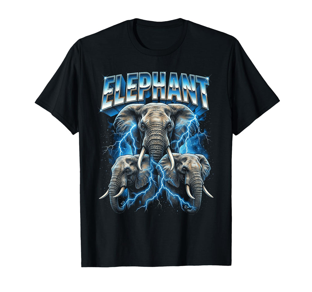Elephant 80S Funny Africa Animal 90S T-Shirt - Unique Graphic for Adults - T-Shirt, Sweatshirt, Hoodie