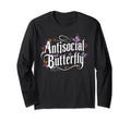 Antisocial Butterfly Introvert T-Shirt - Custom Art Print Unisex - T-Shirt, Sweatshirt, Hoodie
