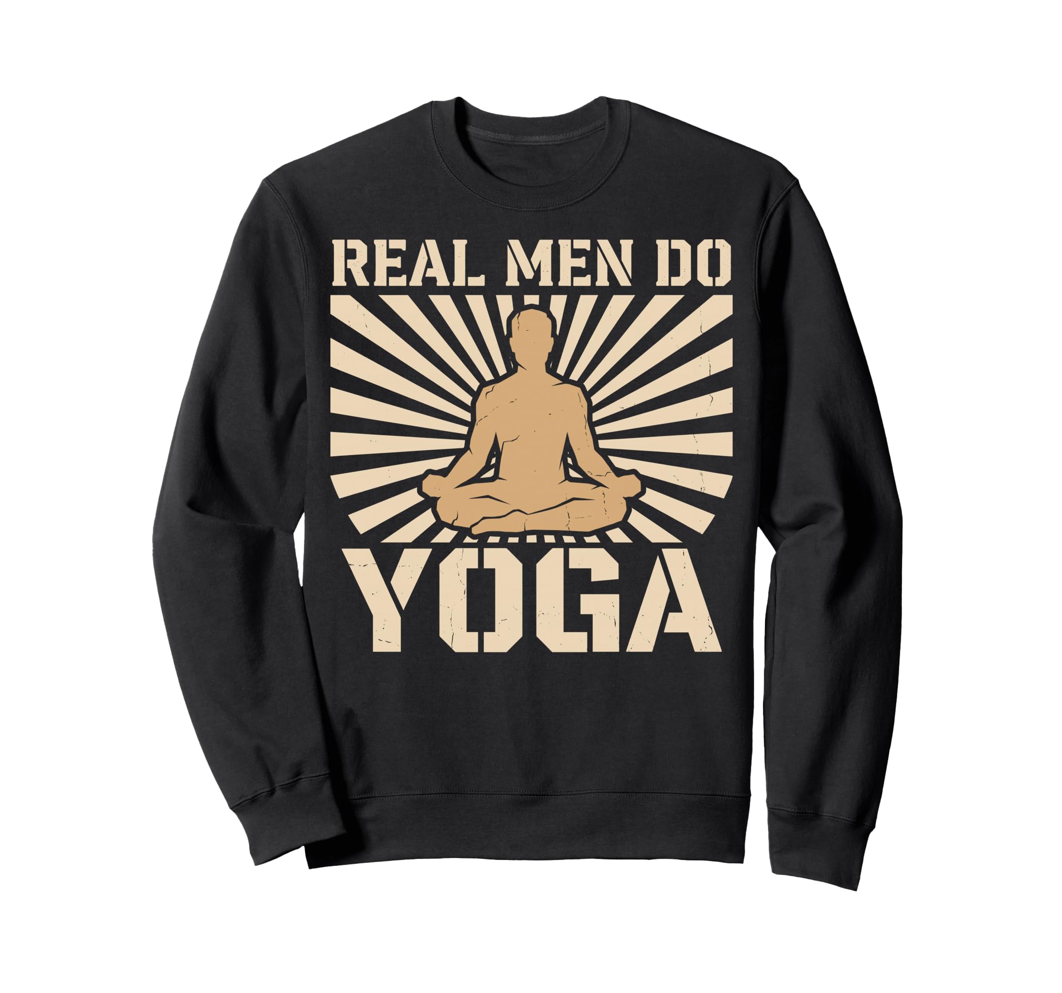 Real Do Yoga Mandala Meditation Sweatshirt - Minimalist Print for Adults - T-Shirt, Sweatshirt, Hoodie