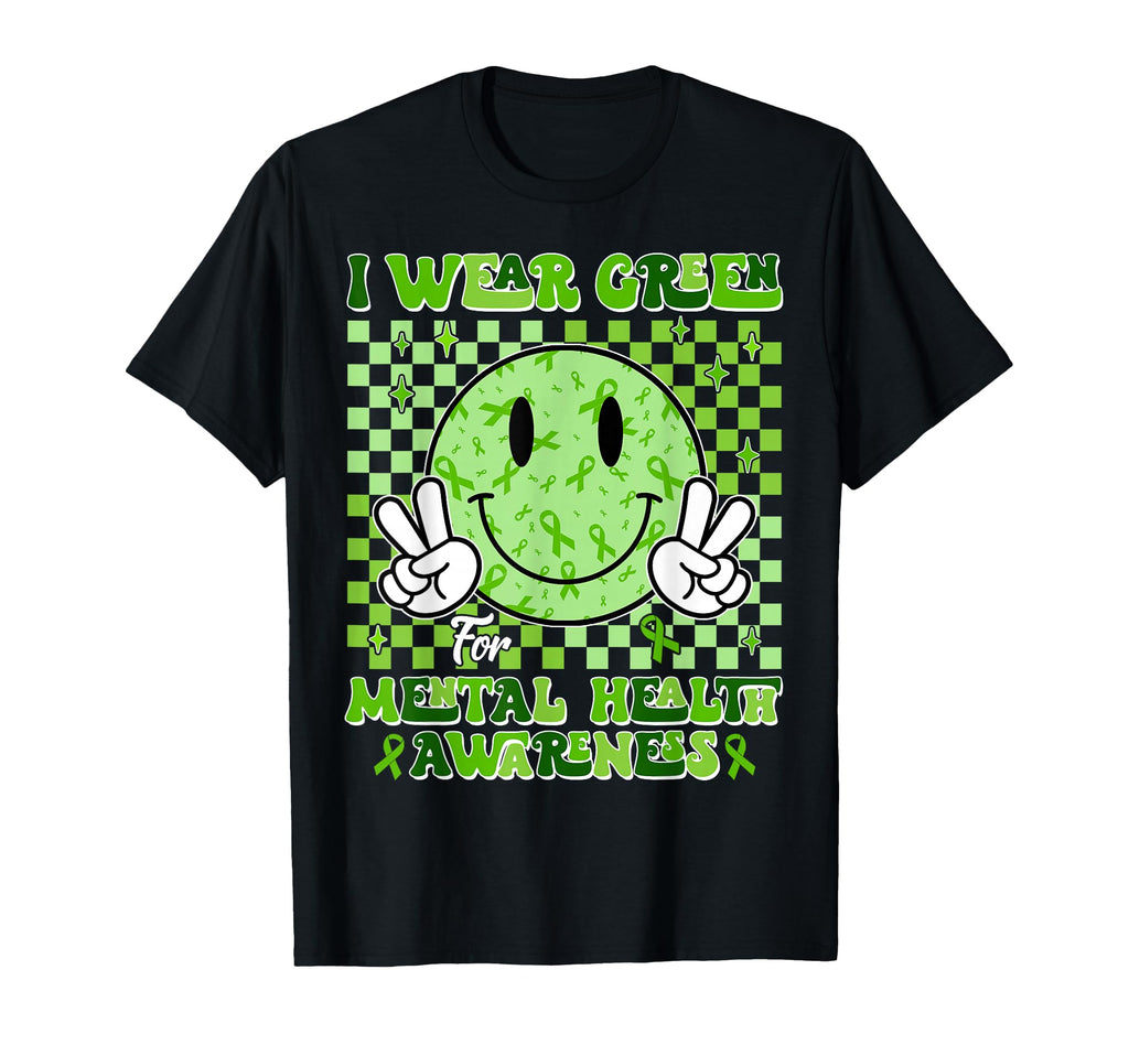 I Wear Light Green Mental Health T-Shirt - Fun Novelty Design for Adults - T-Shirt, Sweatshirt, Hoodie