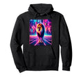 Synthwave Aesthetic Lion Lover Stuff 80S Hoodie - Aesthetic Graphic Unisex - T-Shirt, Sweatshirt, Hoodie