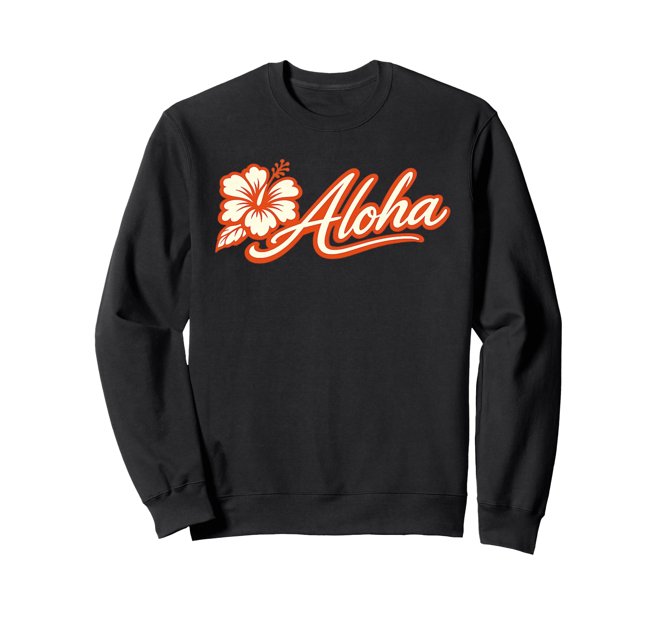 Aloha Hibiscus Hawaii 70S Surf Sweatshirt - Unique Graphic Men Women - T-Shirt, Sweatshirt, Hoodie
