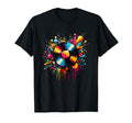 Splash Art Vinyl Disc Record Player Music T-Shirt - Graphic Print Unisex - T-Shirt, Sweatshirt, Hoodie