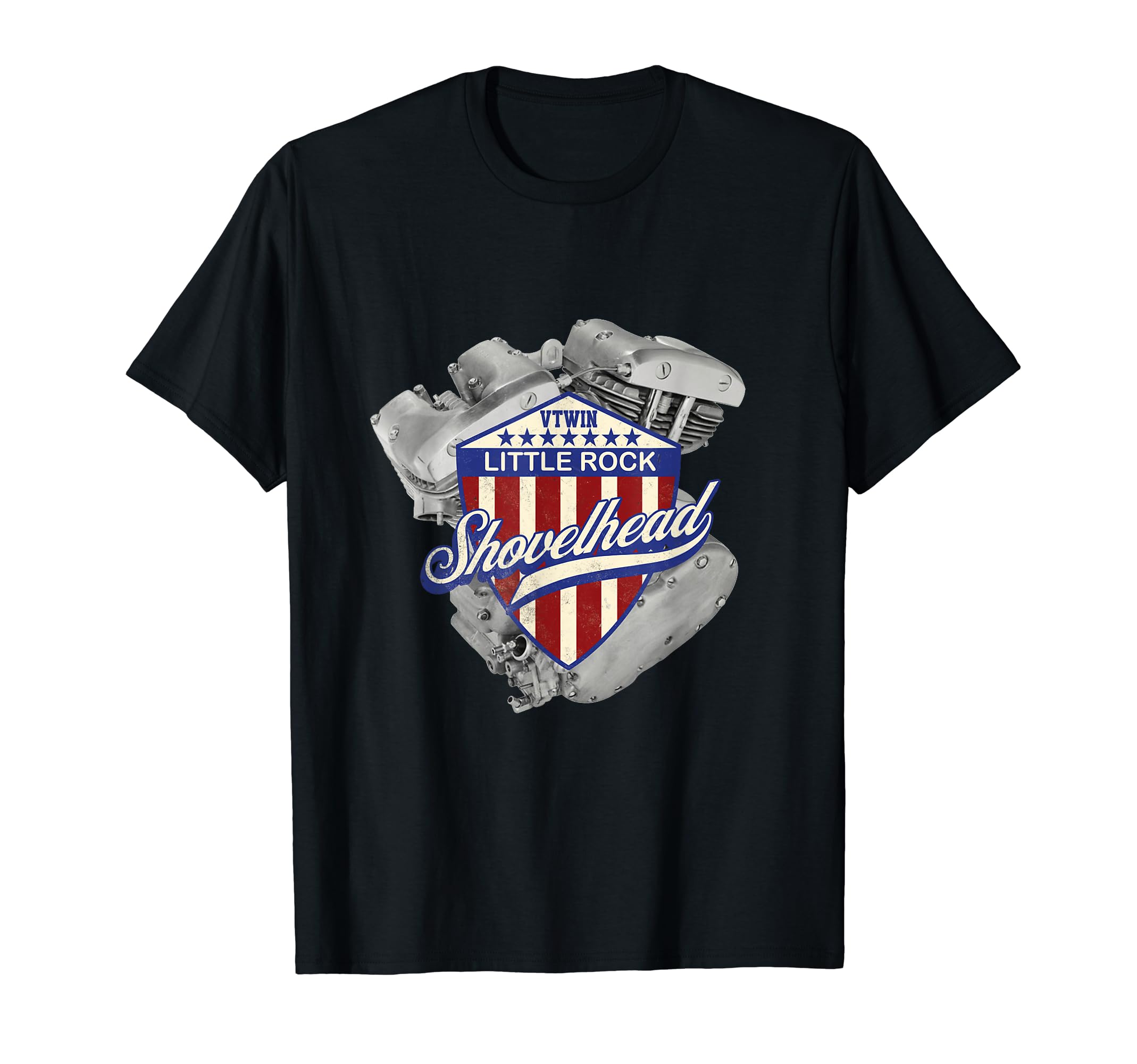 Hd Shovelhead Old School Little Rock T-Shirt - Novelty Apparel for Adults - T-Shirt, Sweatshirt, Hoodie