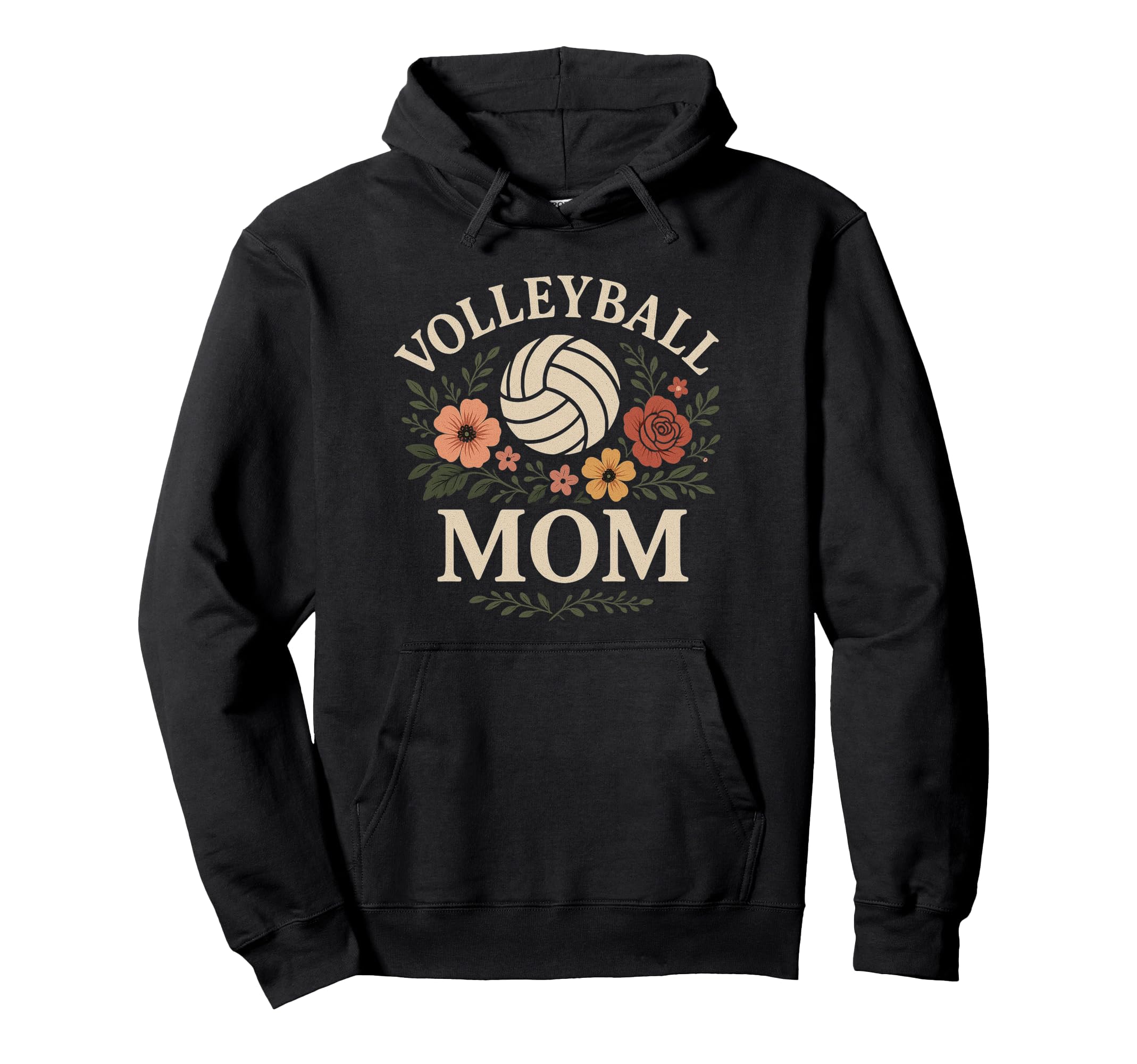Volleyball Mom Typography Proud Sports Mom Hoodie - Graphic Print Unisex - T-Shirt, Sweatshirt, Hoodie