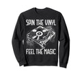 Vinyl Collecting Record Player Sweatshirt - Graphic Print for Adults - T-Shirt, Sweatshirt, Hoodie
