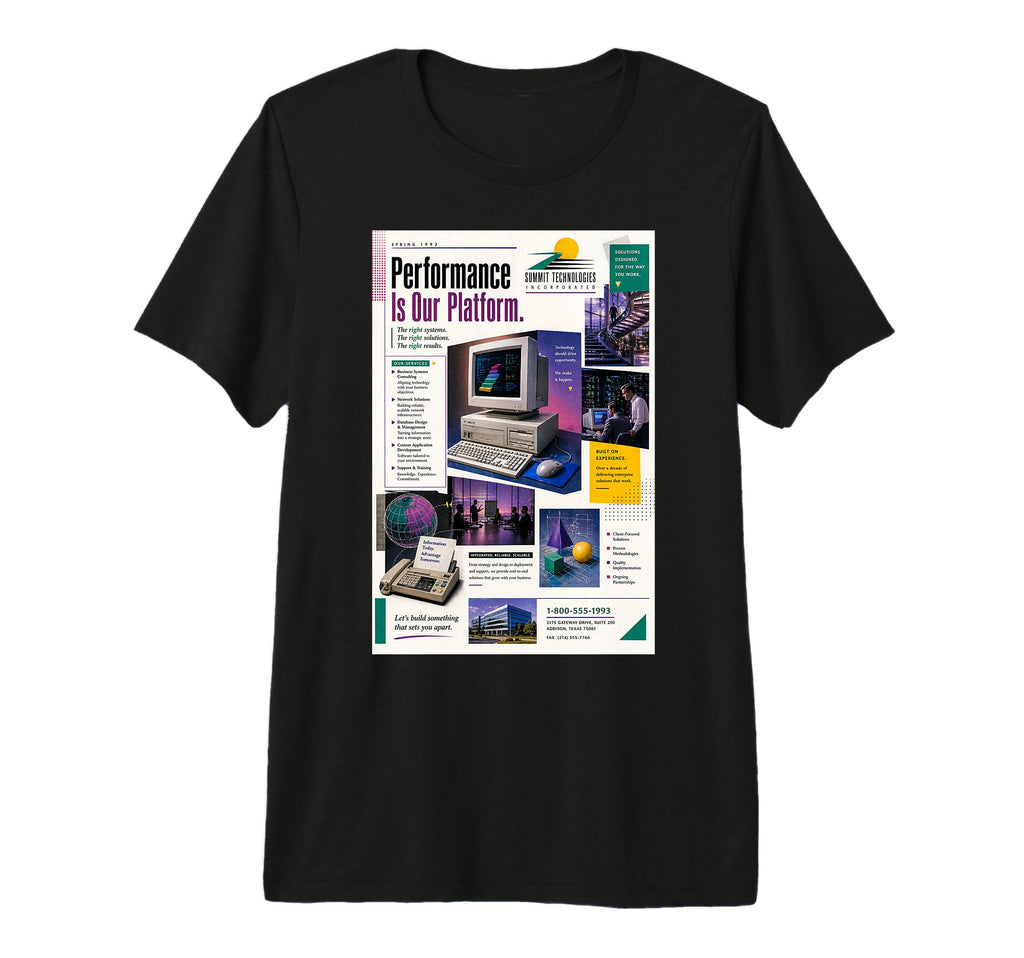 90S Computer Magazine Ad Imagined T-Shirt - Trendy Graphic Unisex - T-Shirt, Sweatshirt, Hoodie