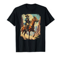 Western Raccoon Cowboy Horse Bandit T-Shirt - Aesthetic Graphic Men Women - T-Shirt, Sweatshirt, Hoodie