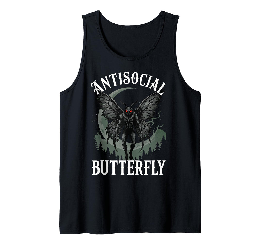 Cryptid Mothman Introvert Funny Hoodie - Novelty Apparel Unisex - T-Shirt, Sweatshirt, Hoodie