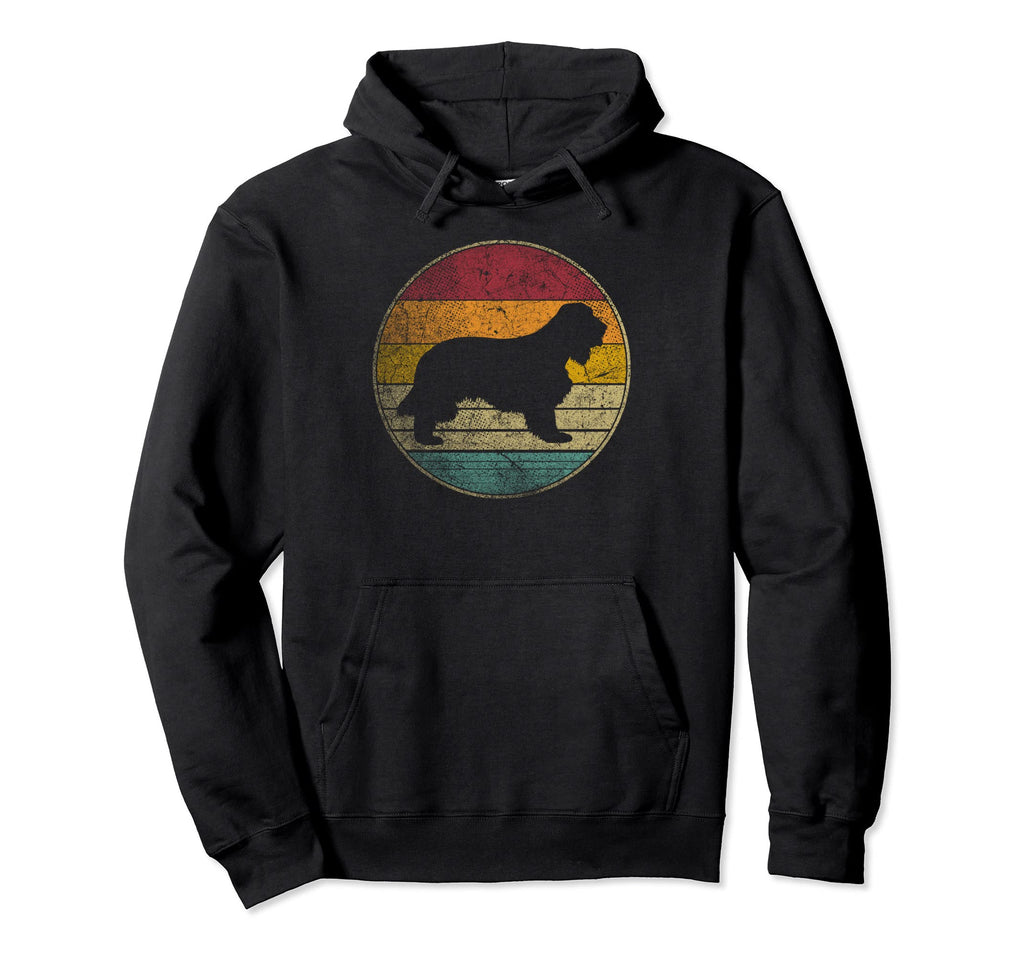 Cocker Spaniel Dog Distressed 70S 80S Hoodie - Novelty Apparel Men Women - T-Shirt, Sweatshirt, Hoodie