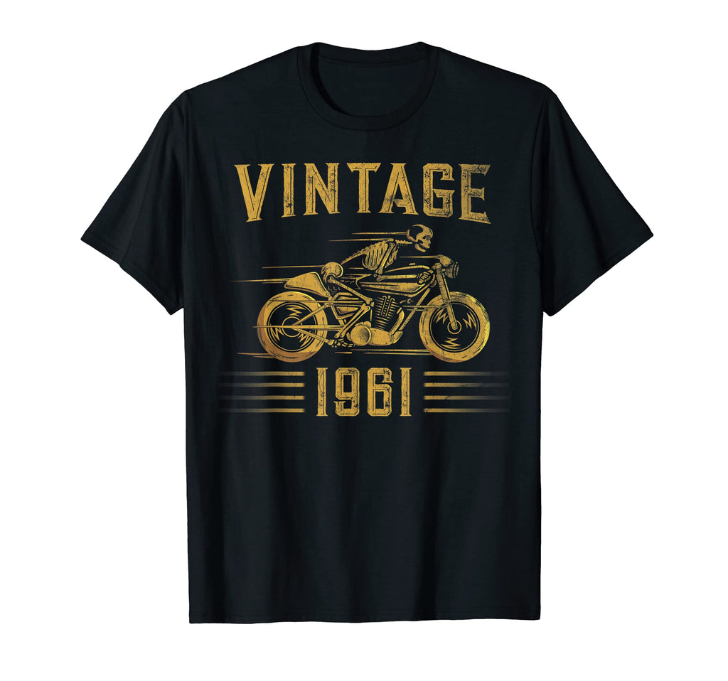 1961 Biker Motorcycle T-Shirt - Unique Graphic Unisex - T-Shirt, Sweatshirt, Hoodie