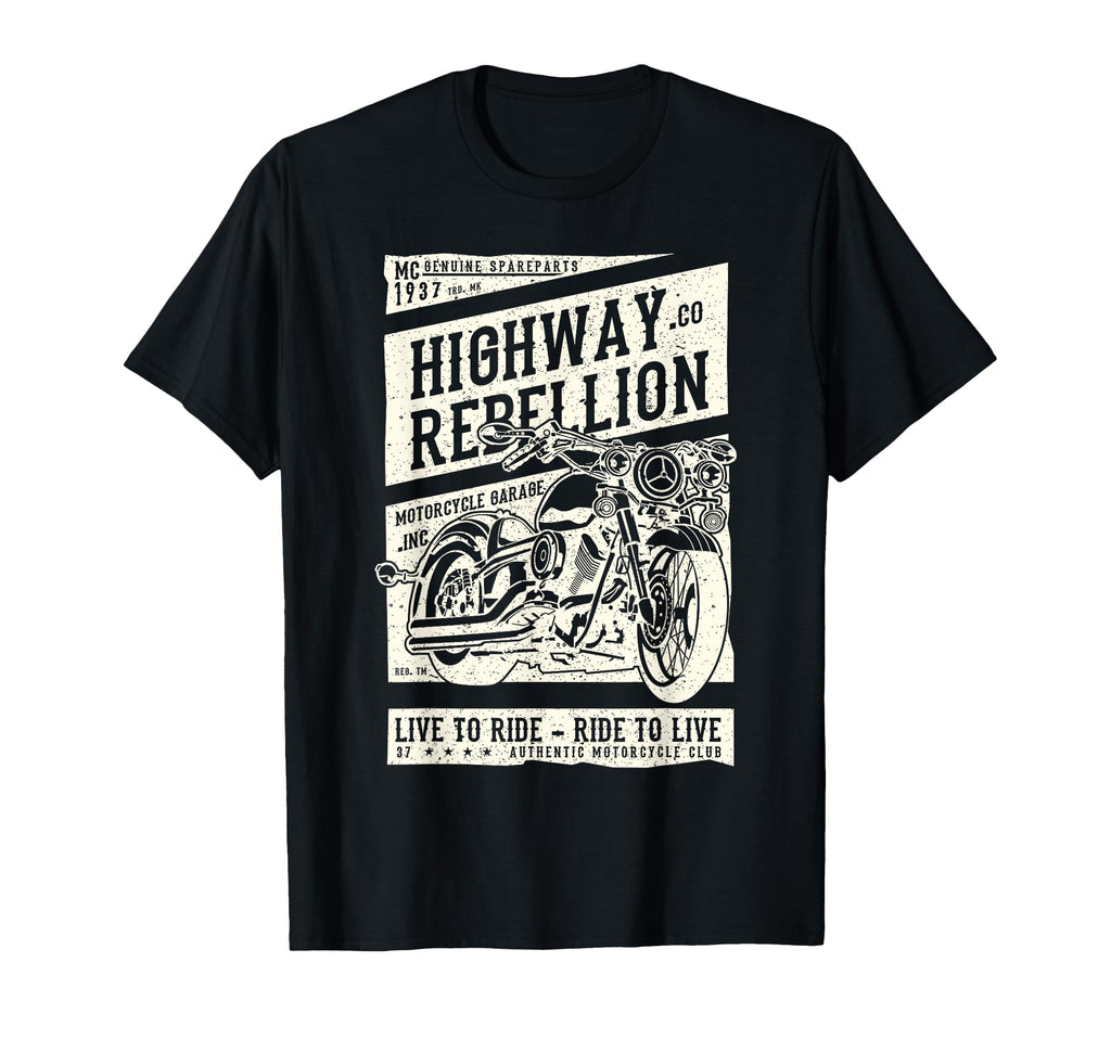 Motorbike Motorcycle Biker T-Shirt - Novelty Apparel for Adults - T-Shirt, Sweatshirt, Hoodie