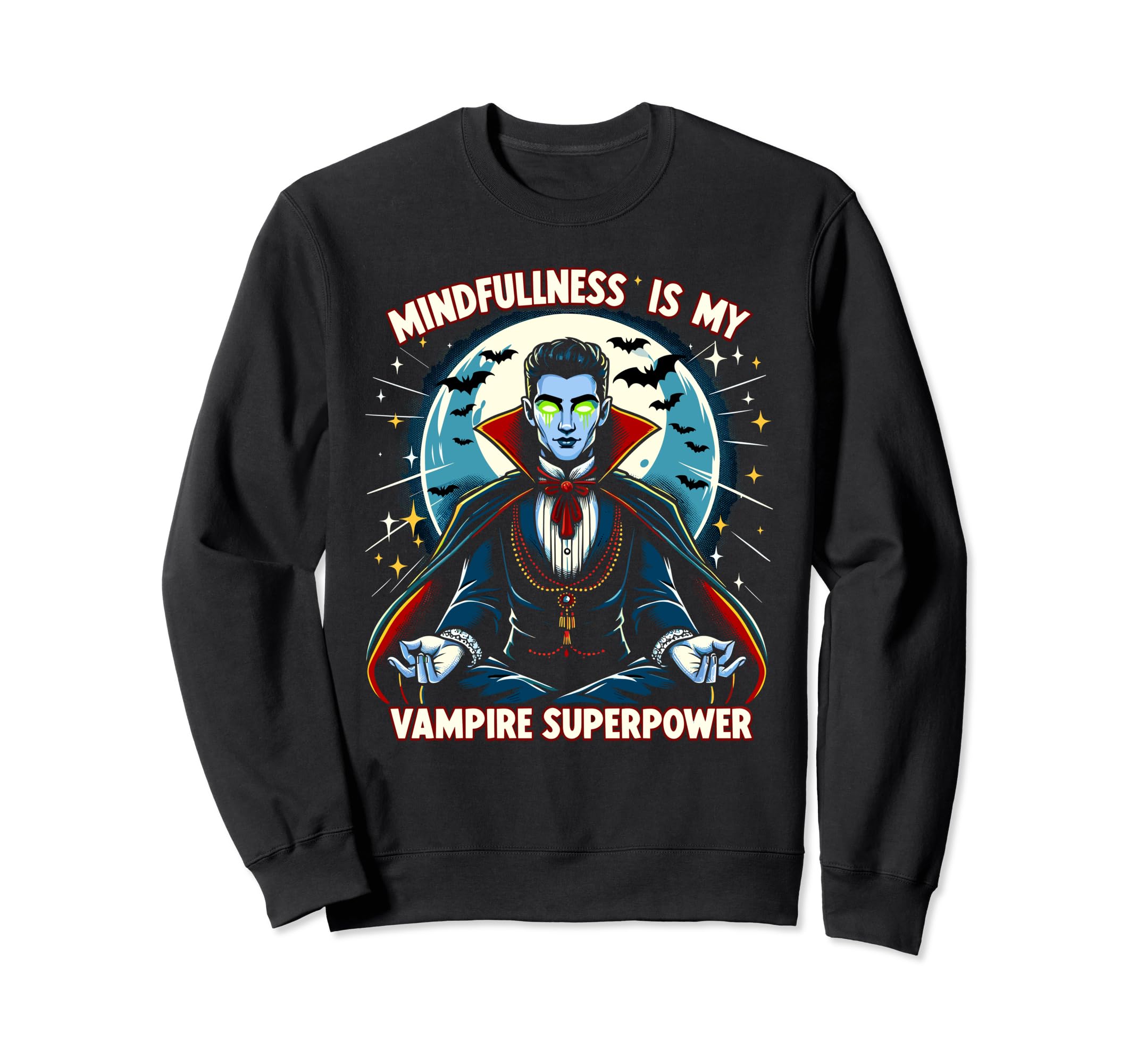 Meditation Mindfulness Relaxation Sweatshirt - Trendy Graphic for Adults - T-Shirt, Sweatshirt, Hoodie