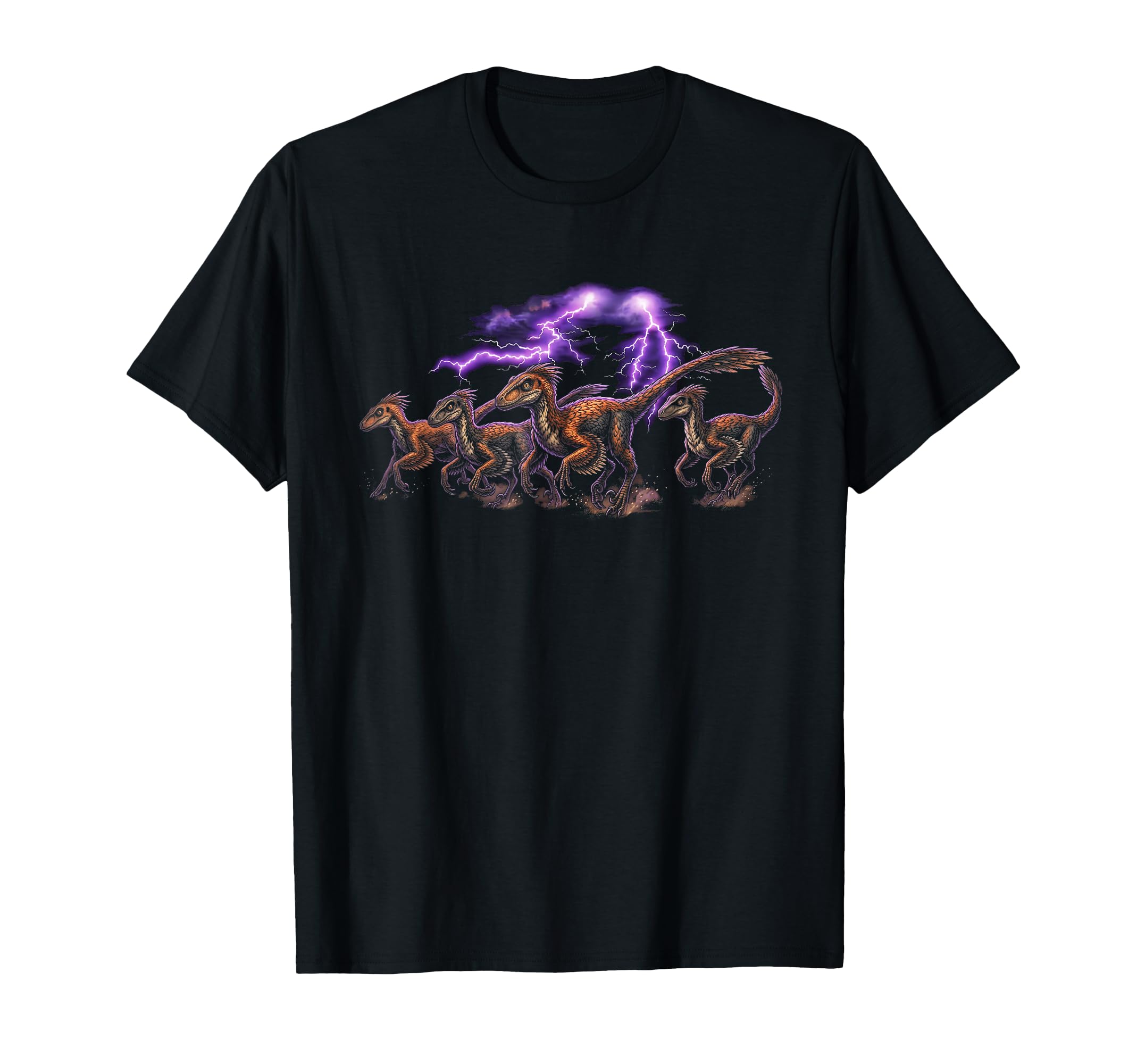 Velociraptor 90S Funny T-Shirt - Fun Novelty Design for Adults - T-Shirt, Sweatshirt, Hoodie