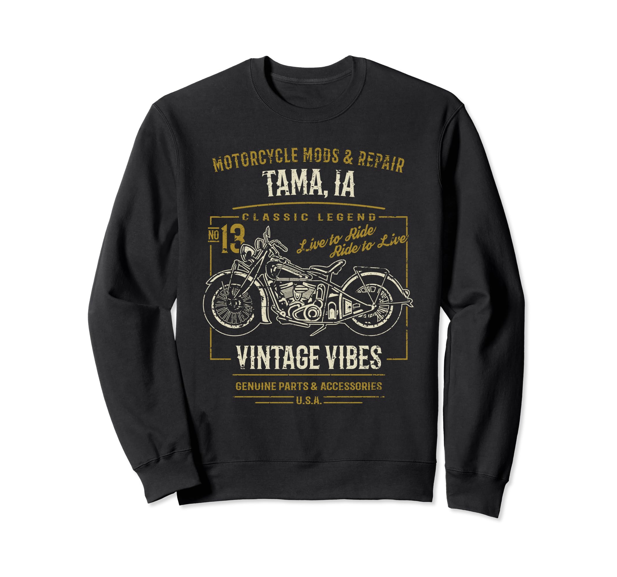Tama Ia Usa Motorcycle Sweatshirt - Streetwear Style for Adults - T-Shirt, Sweatshirt, Hoodie