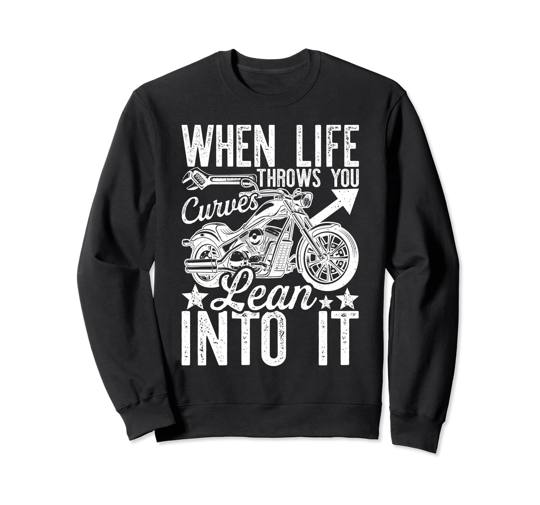 When Funny Life Throws You Curves Sweatshirt - Streetwear Style Men Women - T-Shirt, Sweatshirt, Hoodie