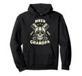 55Th Birthday Motorcycle Biker Grandpa Hoodie - Custom Art Print Men Women - T-Shirt, Sweatshirt, Hoodie