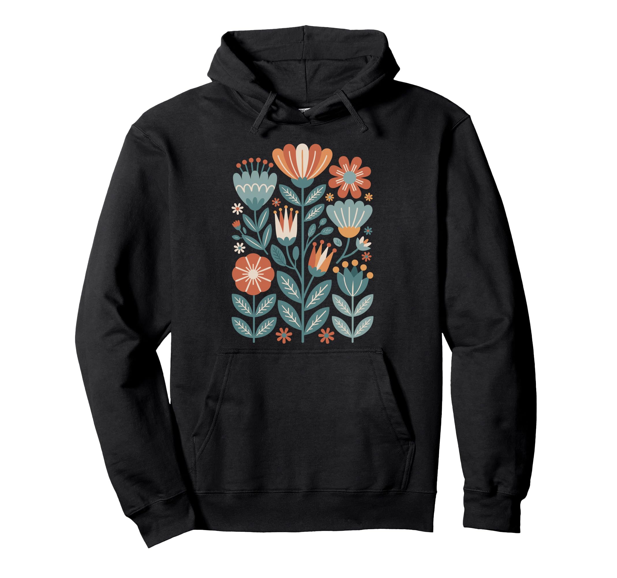 Floral Wildflower Botanical Garden Hoodie - Aesthetic Graphic for Adults - T-Shirt, Sweatshirt, Hoodie