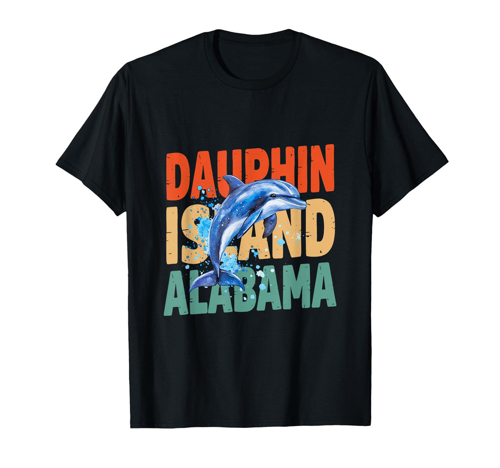 Dauphin Island Alabama Typography T-Shirt - Graphic Print Men Women - T-Shirt, Sweatshirt, Hoodie