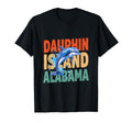 Dauphin Island Alabama Typography T-Shirt - Graphic Print Men Women - T-Shirt, Sweatshirt, Hoodie