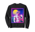 Vaporwave Synthwave Ya Basic Sweatshirt - Custom Art Print for Adults - T-Shirt, Sweatshirt, Hoodie