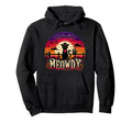 Cat Cowboy Meowdy Cat Mushup Western Hoodie - Minimalist Print Unisex - T-Shirt, Sweatshirt, Hoodie