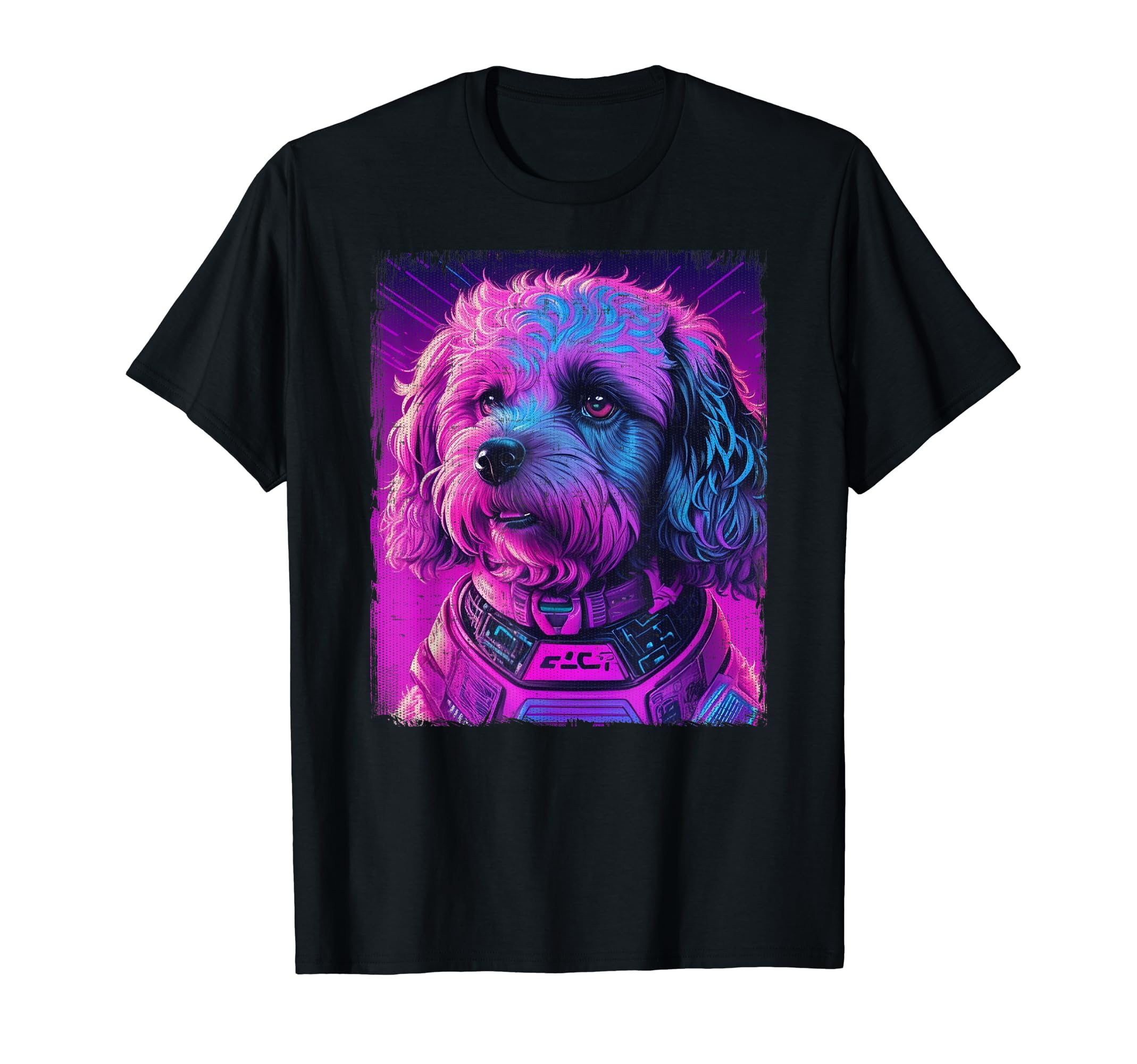 Cockapoo Vaporwave 80S Synthwave T-Shirt - Aesthetic Graphic Unisex - T-Shirt, Sweatshirt, Hoodie
