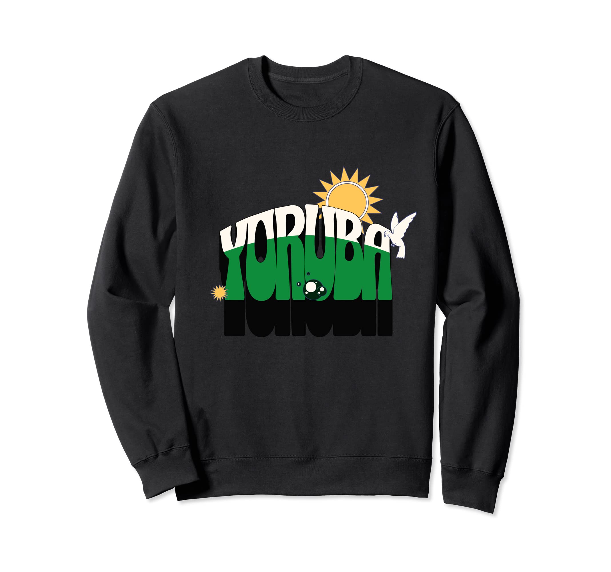 Yoruba Nigerian Culture Large Sweatshirt - Minimalist Print Unisex - T-Shirt, Sweatshirt, Hoodie