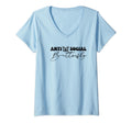 Womens Anti Social Butterfly V Neck T-Shirt - Aesthetic Graphic Men Women - T-Shirt, Sweatshirt, Hoodie