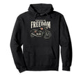 Fueled Freedom Motorcycle Retired Hoodie - Casual Everyday Wear Men Women - T-Shirt, Sweatshirt, Hoodie