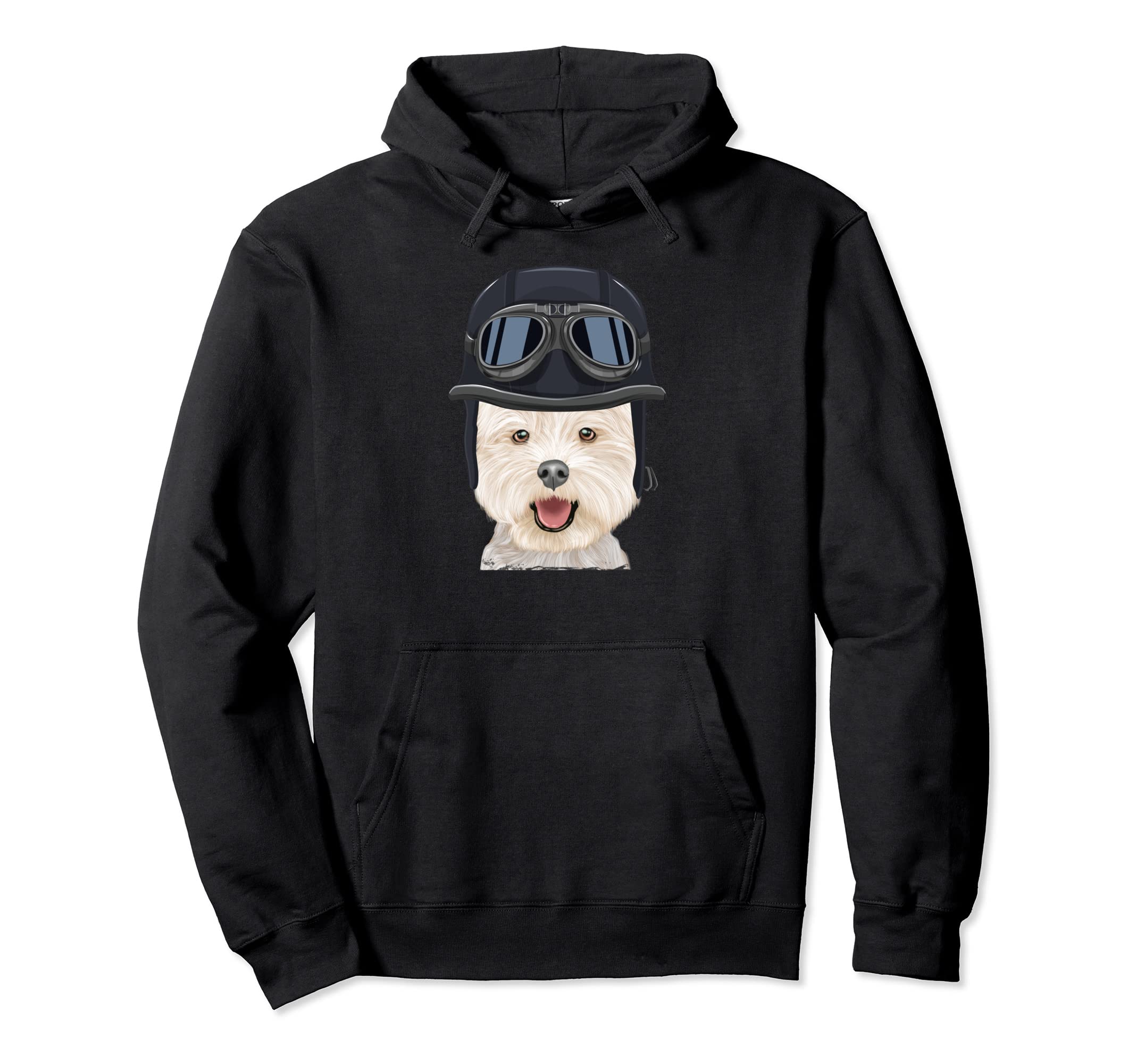 Funny Motorcycle Helmet West Hoodie - Casual Everyday Wear for Adults - T-Shirt, Sweatshirt, Hoodie