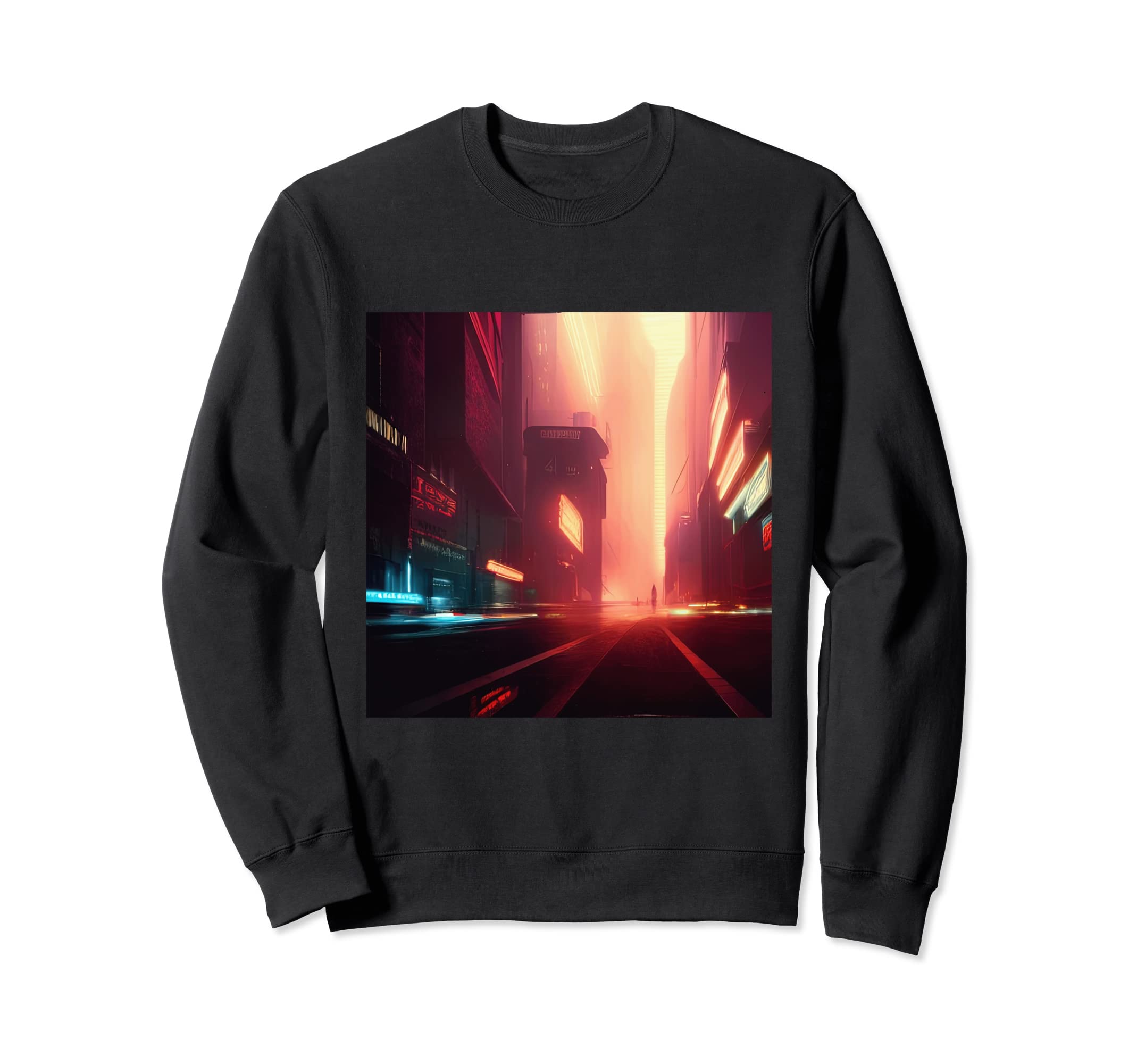 Retrowave Synthwave 80S Future Sweatshirt - Fun Novelty Design for Adults - T-Shirt, Sweatshirt, Hoodie