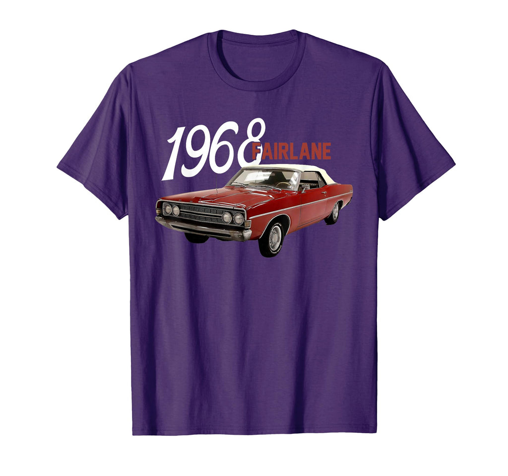 1968 68 Fairlane Car T-Shirt - Graphic Print for Adults - T-Shirt, Sweatshirt, Hoodie