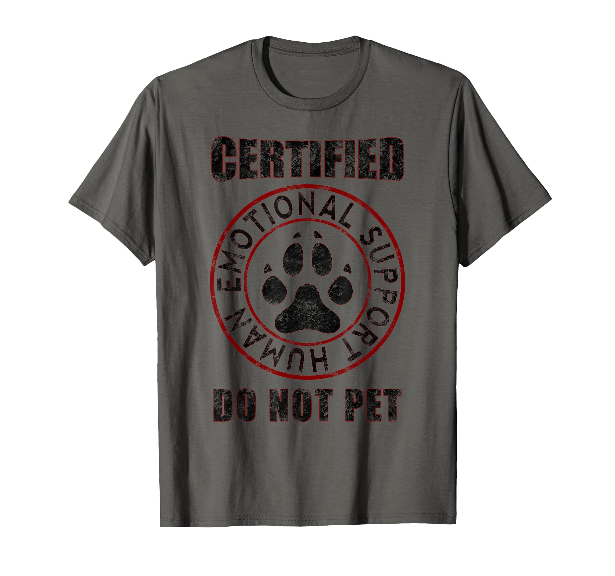 Emotional Support Human Do Not Pet T-Shirt - Custom Art Print Unisex - T-Shirt, Sweatshirt, Hoodie