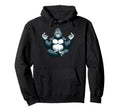 Meditation Gorilla Yoga Pose Relaxing Hoodie - Unique Graphic for Adults - T-Shirt, Sweatshirt, Hoodie