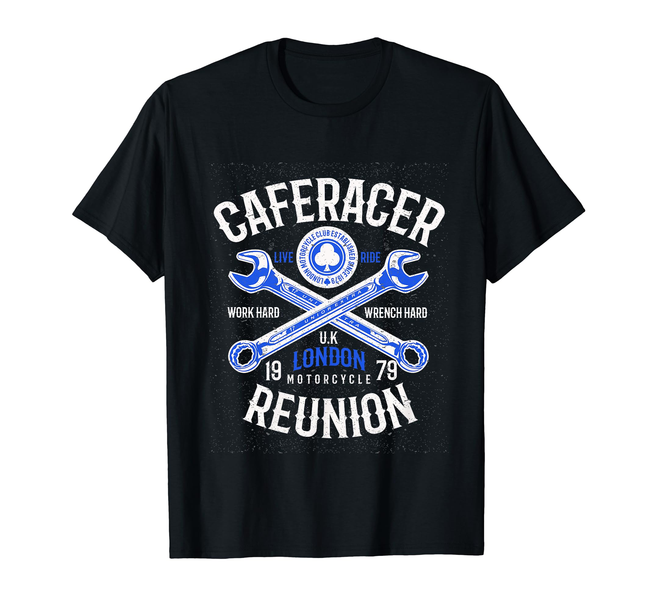 Cafe Racer Motorcycle Custom Speed Old T-Shirt - Fun Novelty Design Unisex - T-Shirt, Sweatshirt, Hoodie
