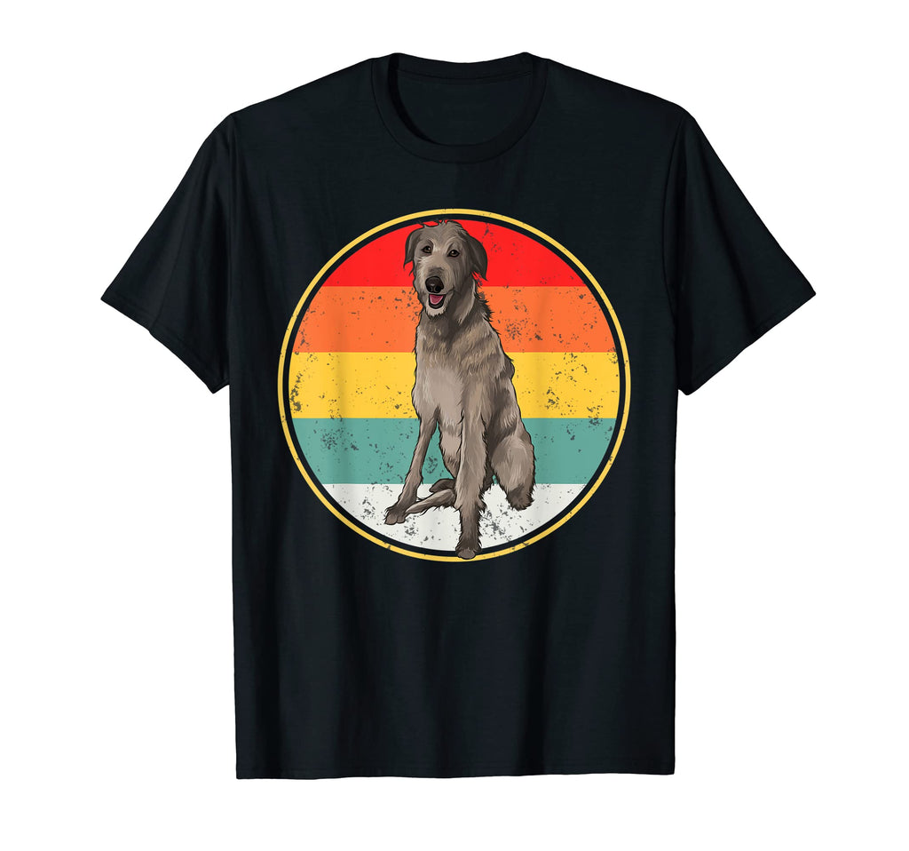 Sunset Scottish Deerhound Dog T-Shirt - Fun Novelty Design Men Women - T-Shirt, Sweatshirt, Hoodie