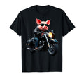 Funny Motorcycles Pig Biker Motorcycling T-Shirt - Graphic Print Men Women - T-Shirt, Sweatshirt, Hoodie