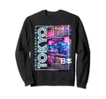 Tokyo City 80S Synthwave Sweatshirt - Casual Everyday Wear Men Women - T-Shirt, Sweatshirt, Hoodie
