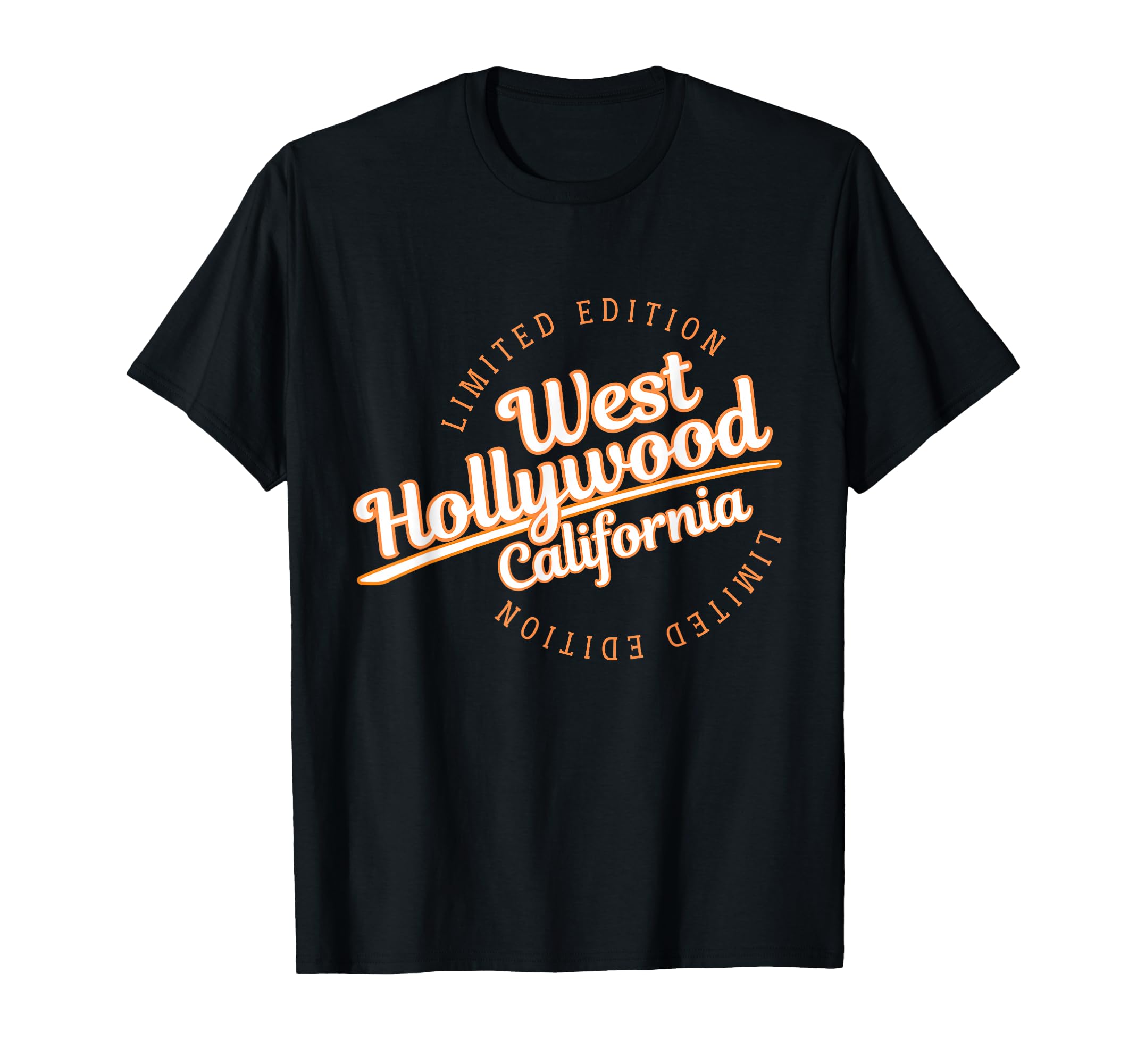 Athletic West Hollywood Cali T-Shirt - Custom Art Print Unisex - T-Shirt, Sweatshirt, Hoodie
