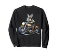 Easter Day Motorbike Bunny Rabbits Sweatshirt - Unique Graphic for Adults - T-Shirt, Sweatshirt, Hoodie