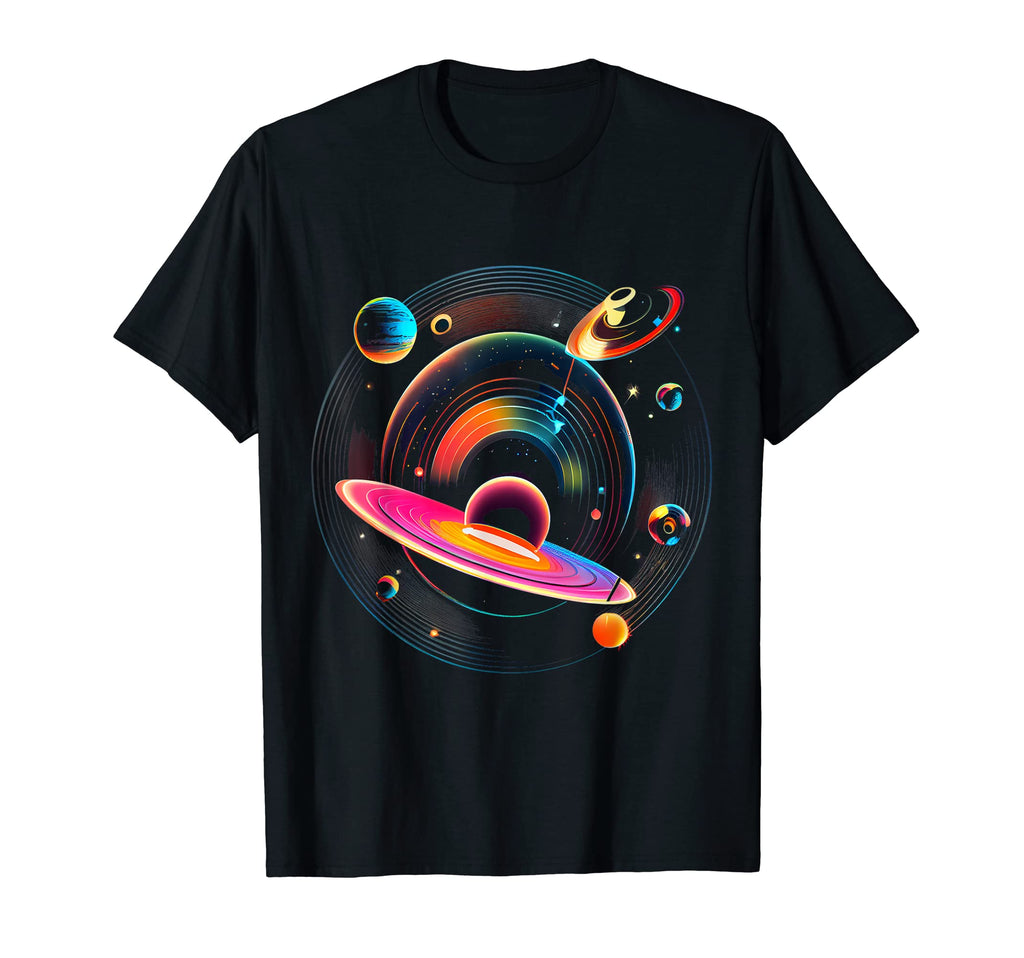 Vinyl Record Record Player 80S 90S T-Shirt - Custom Art Print Unisex - T-Shirt, Sweatshirt, Hoodie