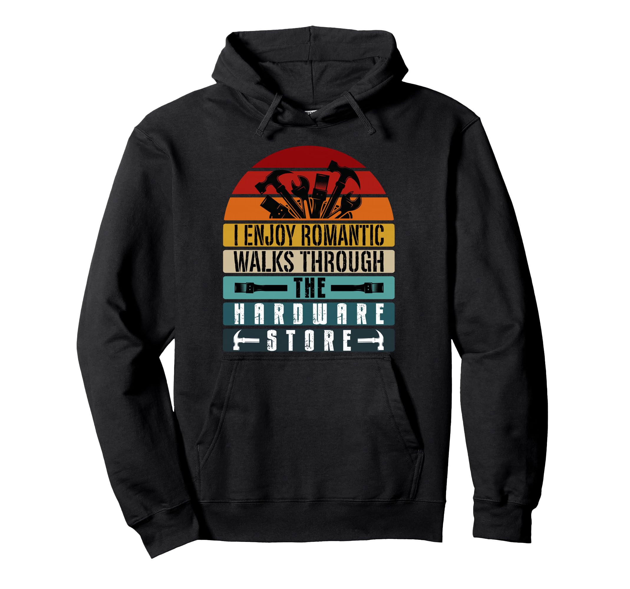 Romantic Walks Hardware Store Hoodie - Custom Art Print for Adults - T-Shirt, Sweatshirt, Hoodie