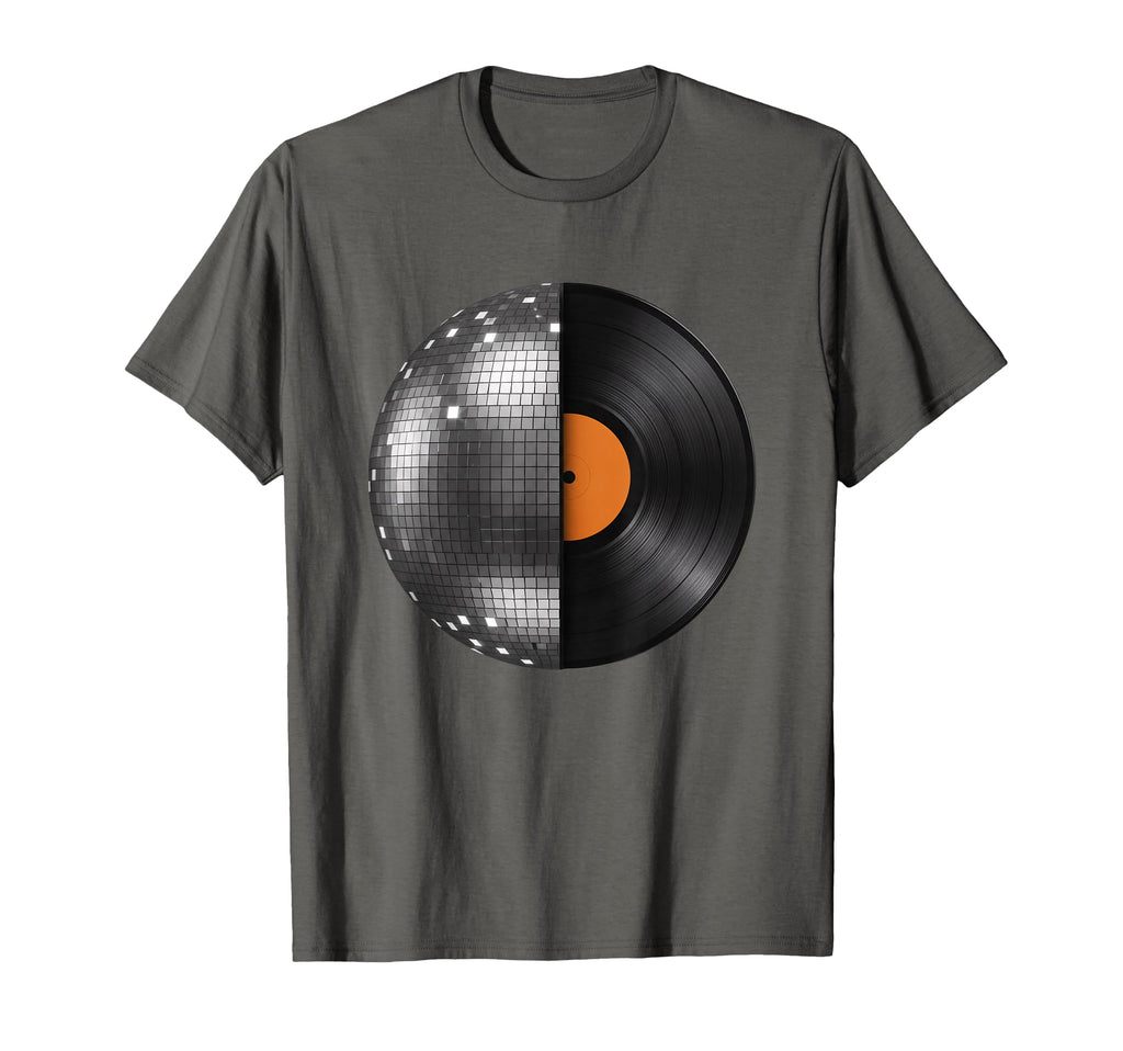 Disco Mirror Ball Vinyl Record 70S T-Shirt - Novelty Apparel for Adults - T-Shirt, Sweatshirt, Hoodie
