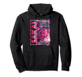 Sakai City 80S Synthwave Cherry Blossom Hoodie - Fun Novelty Design Unisex - T-Shirt, Sweatshirt, Hoodie