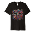 T Street Vibe Graffiti Bold T Art T-Shirt - Casual Everyday Wear Unisex - T-Shirt, Sweatshirt, Hoodie
