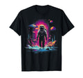 Synthwave Astronaut Cyberpunk 80S Sci Fi T-Shirt - Streetwear Style Unisex - T-Shirt, Sweatshirt, Hoodie