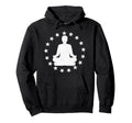 Yoga Pose Stars Yogi Spiritual Hoodie - Fun Novelty Design Men Women - T-Shirt, Sweatshirt, Hoodie